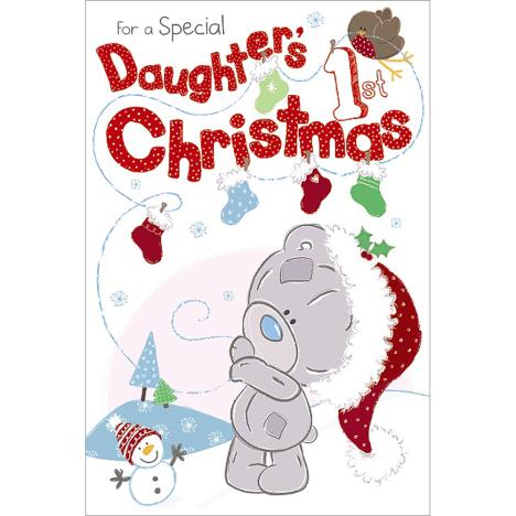 Daughters 1st Christmas Me to You Bear Card £2.49